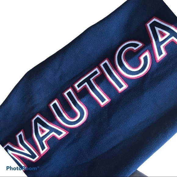 NAUTICA Zip Up Hoodie with Large Arm Spellout - Picture 2 of 11